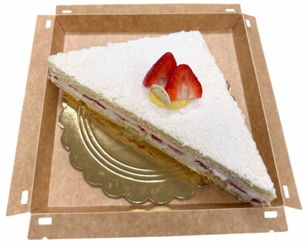MARGHERONE ESTIVO PANNA FRAGOLA PER 6 PERSONE