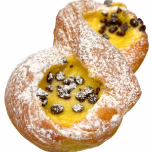 CREMA COTTA CON GOCCE DI CIOCCOLATO